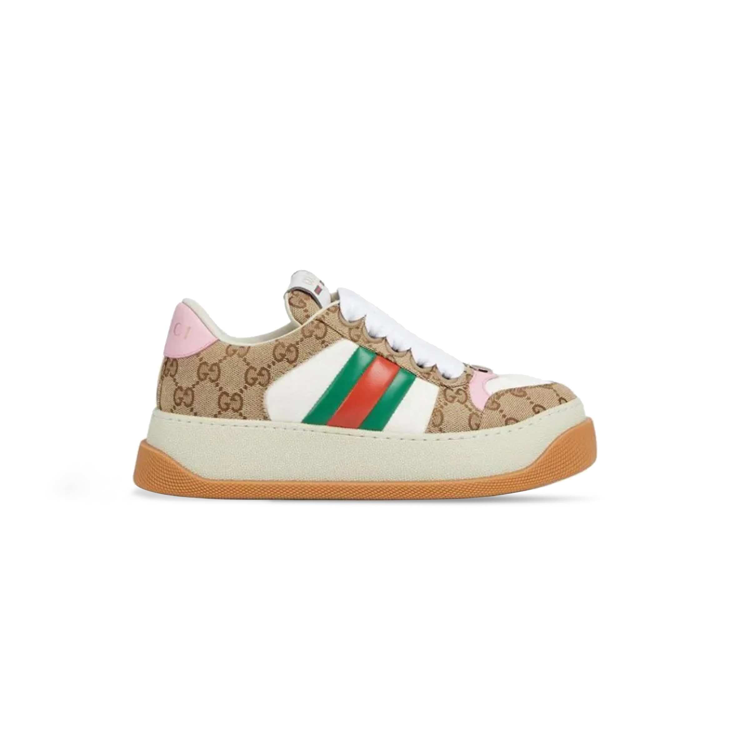 GUCCI WOMEN'S GG SNEAKER 'BEIGE PINK' WOMEN'S 817287